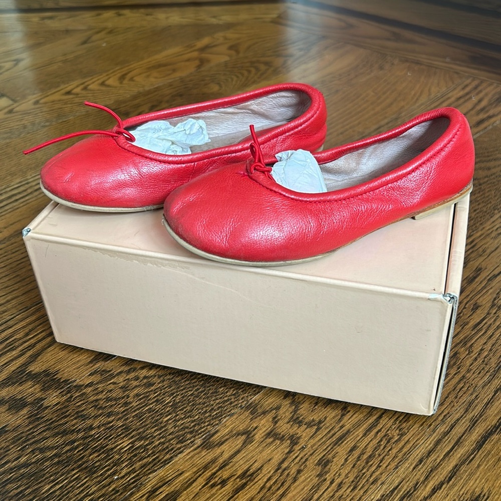 Baby girl red slippers bloch 
**used **